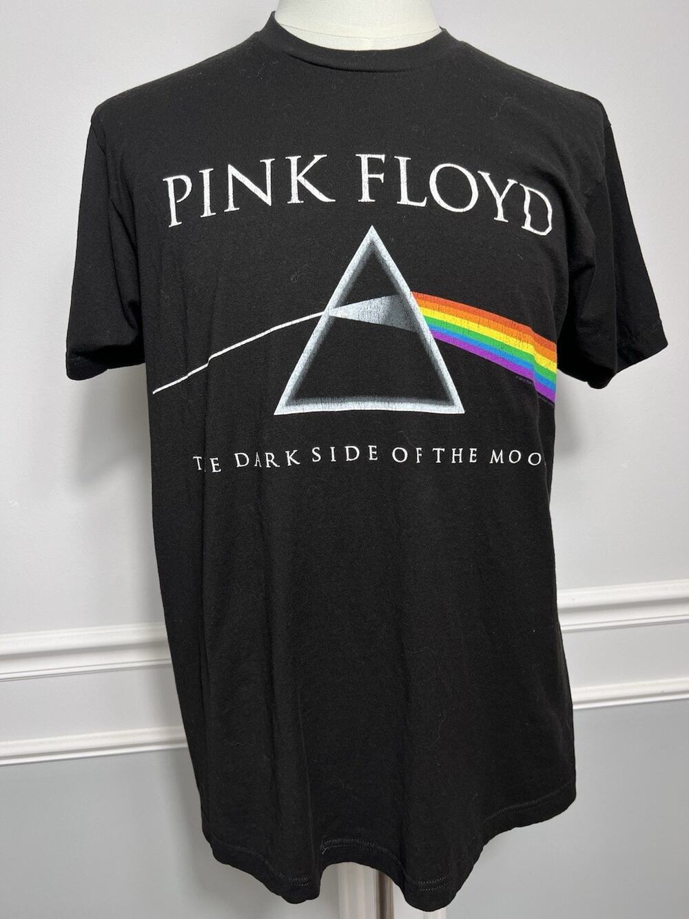 Liquid Blue Pink Floyd The Dark Side Of The Moon Graphic T-shirt Men Large Black